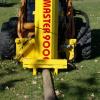 Can be added to any model for a one-man operation. Grab the post off the ground, load it into the machine, and drive it in the ground without leaving the skidsteer seat.